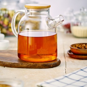 Чайник из жаропрочного стекла Бочонок, 1500 мл
